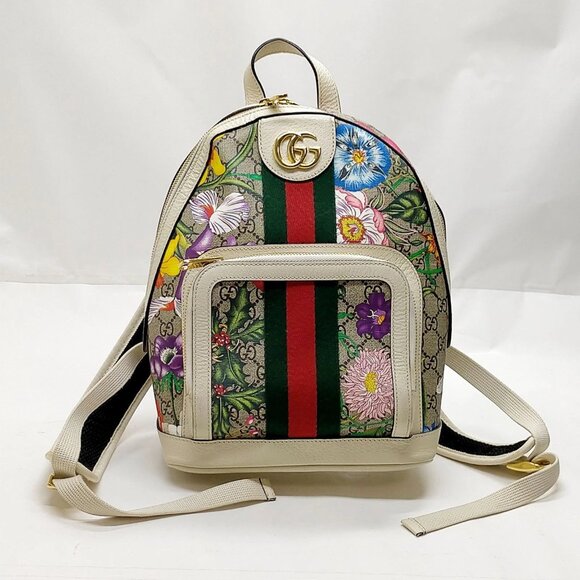 Gucci BackPack Bag Sherry Line Brown mon-835-090825 - Picture 1 of 16